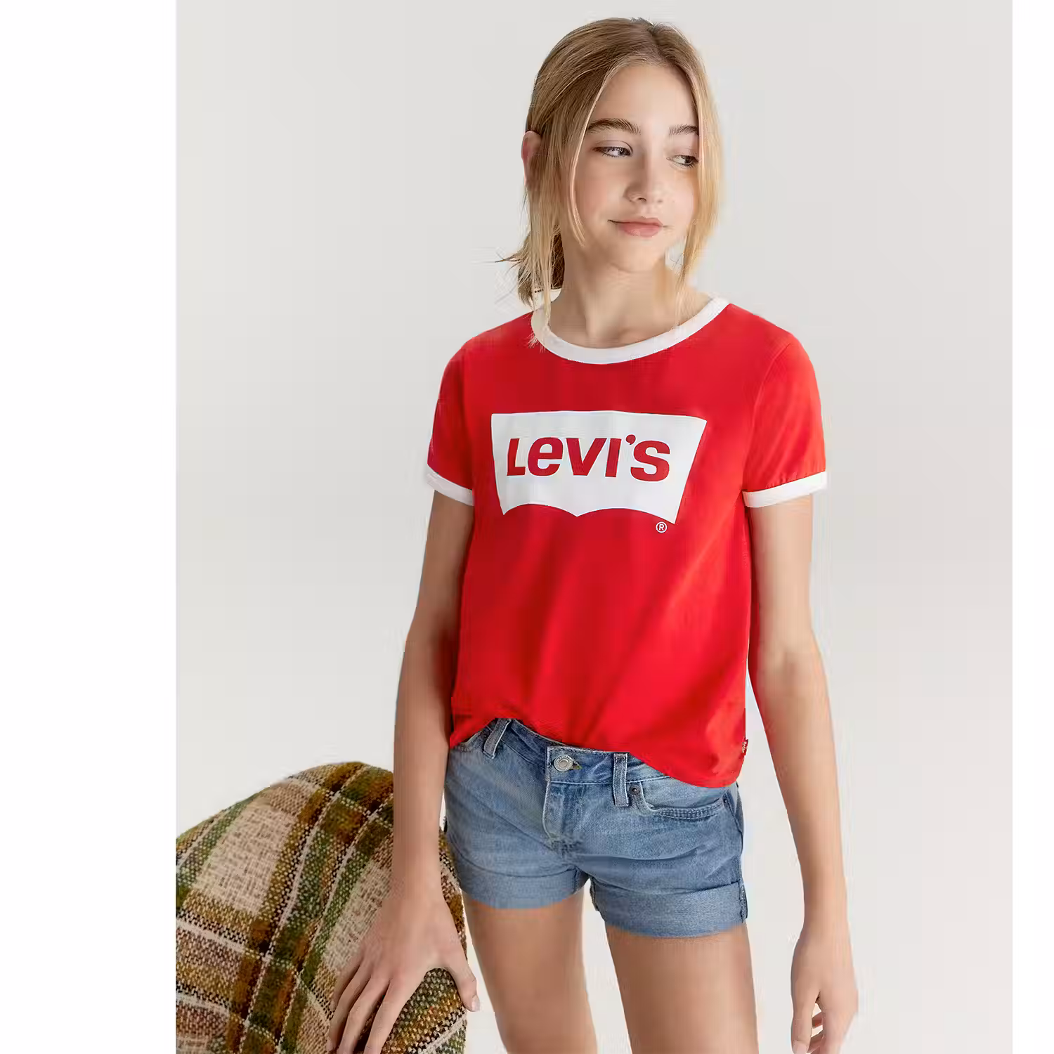 Levi's Retro Ringer T-shirt Big Girls S-xl