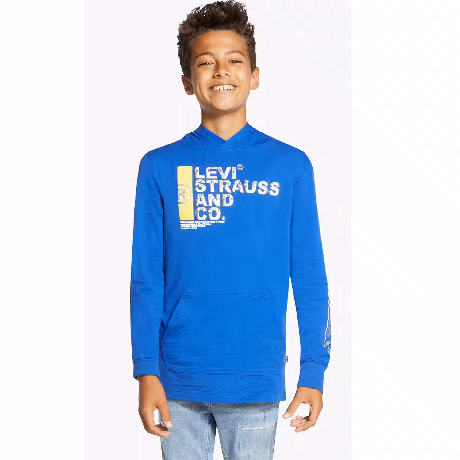 Levi's Long Sleeve Hooded T-shirt Big Boys S-xl