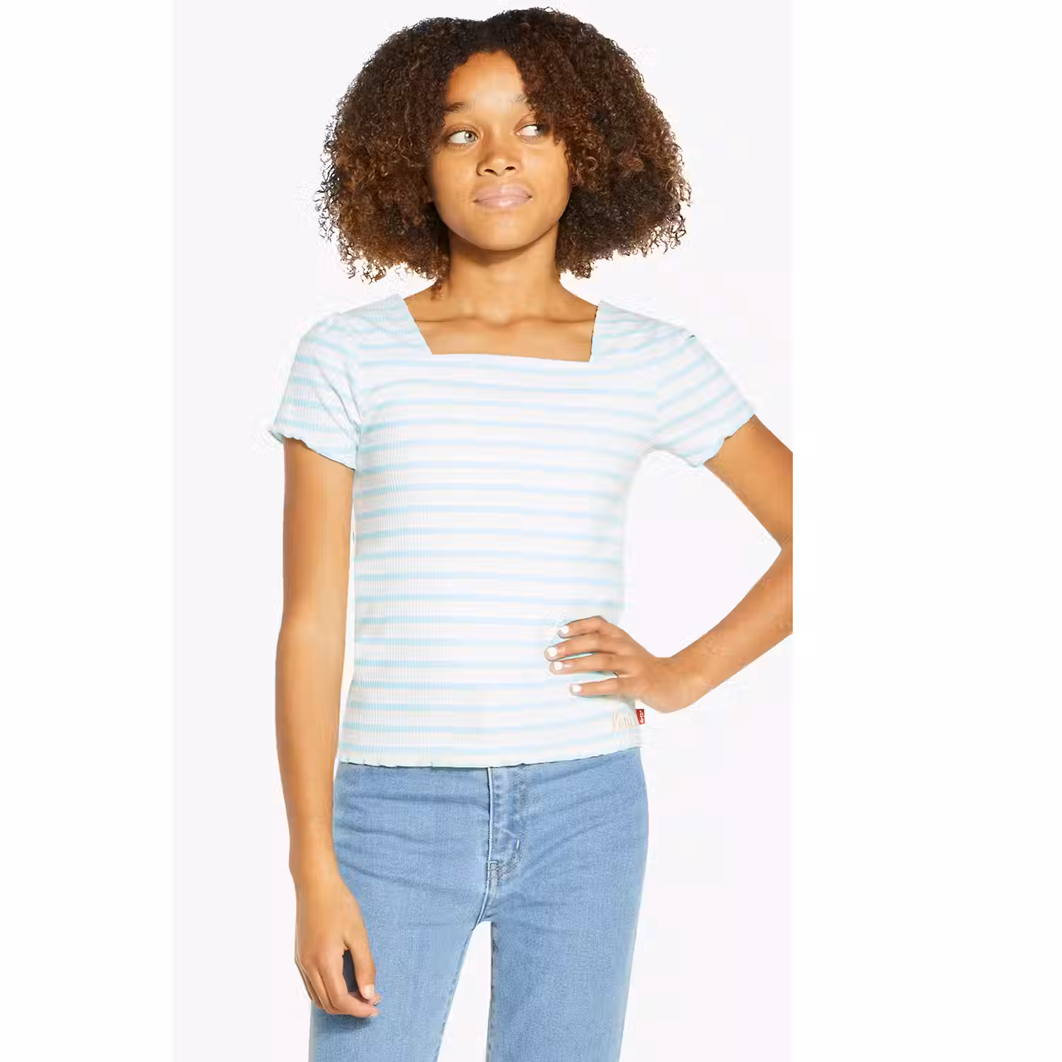 Levi's Ribbed Baby T-shirt Big Girls S-xl