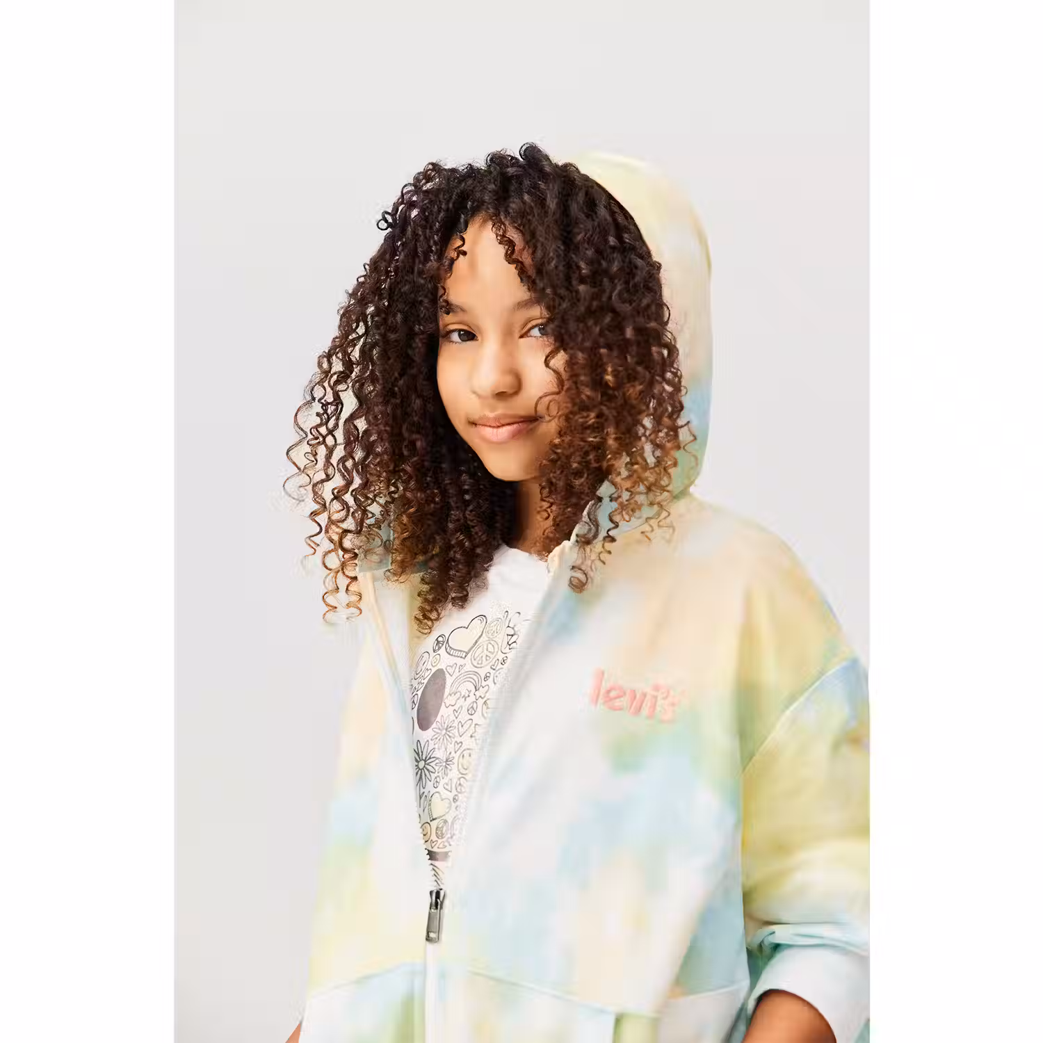 Levi's Zip Up Oversized Hoodie Big Girls S-xl