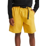 Oil Yellow Belted Utility Shorts