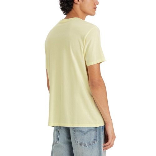 리바이스 Mens Cotton Logo Graphic Short-Sleeve T-Shirt