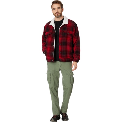 리바이스 Levis Mens New Relaxed Fit Plaid TR