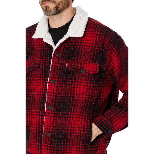 리바이스 Mens Levis Mens New Relaxed Fit Plaid TR