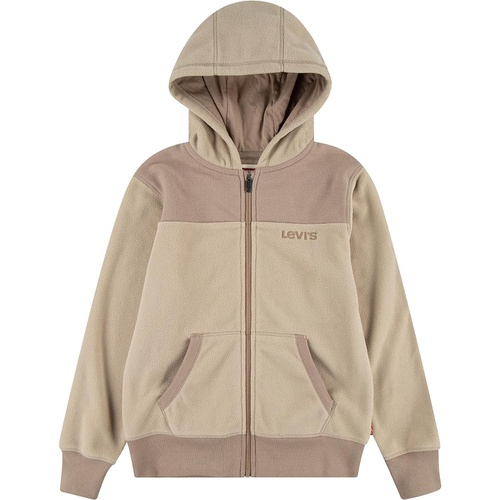 리바이스 Levis Kids Logo Full Zip Hoodie (Big Kids)