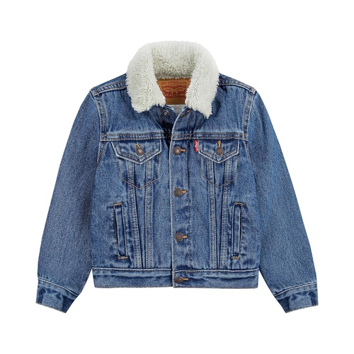 리바이스 Levis Kids Sherpa Trim Trucker Jacket (Toddler)