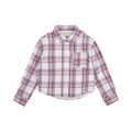 Levis Kids Long Sleeve Sherpa Lined Flannel Top (Big Kids)