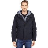 Mens Levis Two-Pocket Hoodie with Zip Out Jersey Bib/Hood and Sherpa Lining