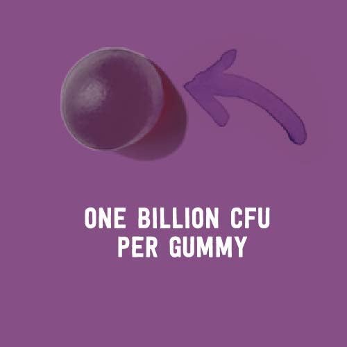  Amazon Brand - Mama Bear Vegan Probiotic, 60 Gummies, 1 Billion CFU per Gummy