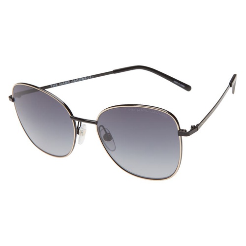 마크제이콥스 Marc Jacobs 54mm Gradient Lens Square Sunglasses_BLACK/ DARK GREY Gradient