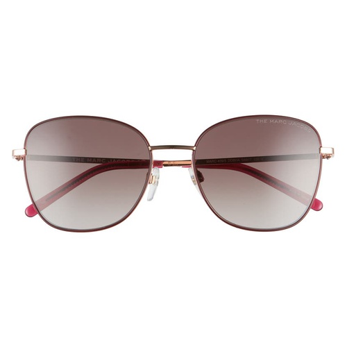 마크제이콥스 Marc Jacobs 54mm Gradient Lens Square Sunglasses_GOLD COPPER/ BROWN Gradient