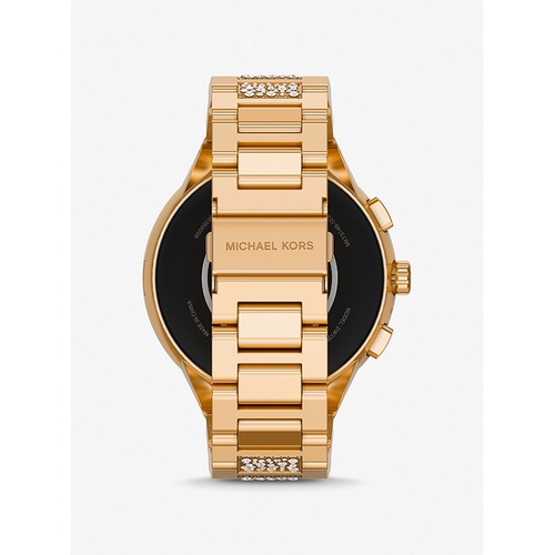 마이클코어스 Michael Kors Gen 6 Camille Pave Gold-Tone Smartwatch