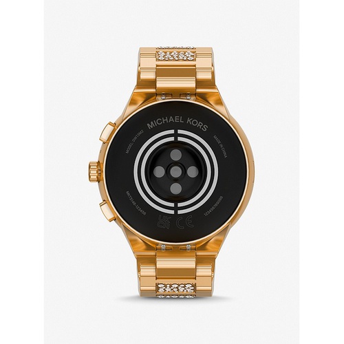 마이클코어스 Michael Kors Gen 6 Camille Pave Gold-Tone Smartwatch