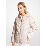 MICHAEL Michael Kors Logo Quilted Cire Packable Puffer Jacket