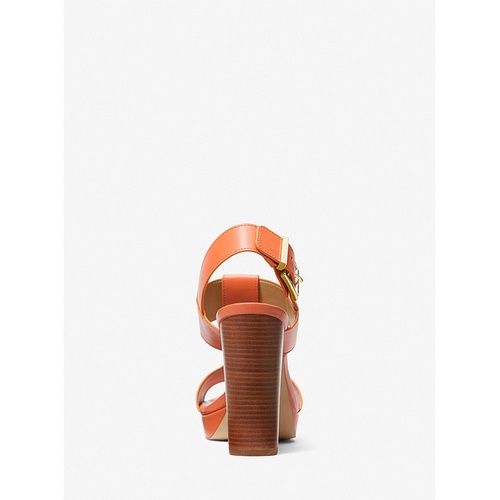 마이클코어스 MICHAEL Michael Kors Becker Leather Platform Sandal