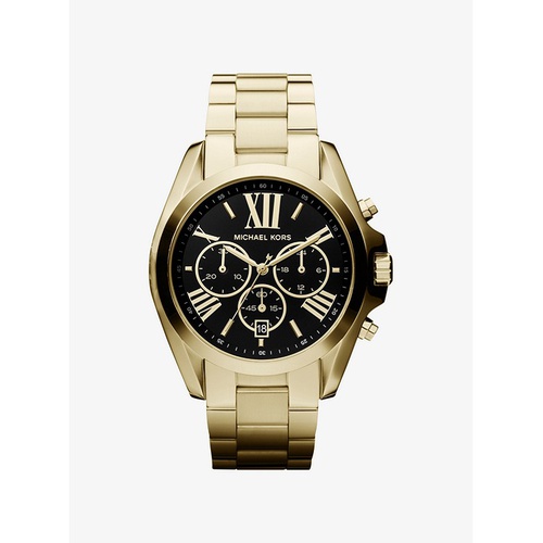 마이클코어스 Michael Kors Oversized Bradshaw Gold-Tone Watch