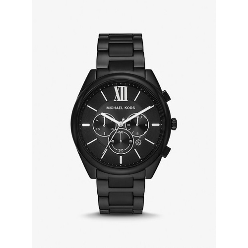 마이클코어스 Michael Kors Oversized Lennox Black-Tone Watch