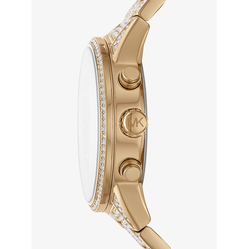 마이클코어스 Michael Kors Ritz Pave Gold-Tone Watch