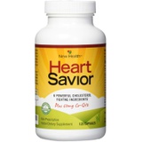 Mountain Health New Health HeartSavior Lower Cholesterol and Heart Health Supplement - Plant Sterols and 60mg of CoQ10 - 120 Capsules