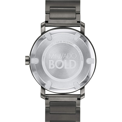 Movado Evolution Gunmetal Watch (Model: 3600509)