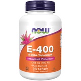 NOW Supplements, Vitamin E-400 IU, D-Alpha Tocopheryl, Antioxidant Protection*, 250 Softgels