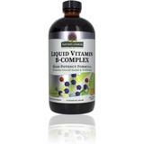 Natures Answer Liquid Vitamin B-Complex Supports Healthy Energy Levels Promotes Healthy Nerve Function All-Natural Tangerine Flavor Gluten-Free & Benzoate-Free 16oz