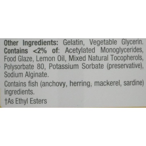  Natures Bounty Nature’s Bounty Mini Fish Oil Softgels 1290 mg, Omega-3, Supports Heart Health, Odor-Less, 90 Mini Coated Softgels