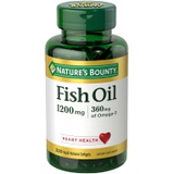 Natures Bounty Fish Oil, Dietary Supplement, Omega 3, Supports Heart Health, 1200mg, Rapid Release Softgels, 320 Ct