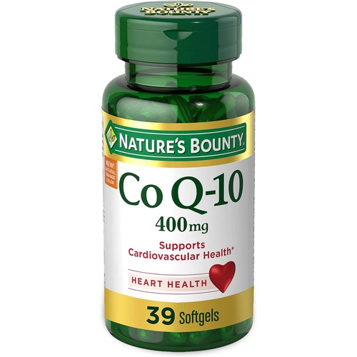  CoQ10 by Natures Bounty, Dietary Supplement, Supports Heart Health, 400mg, 39 Softgels