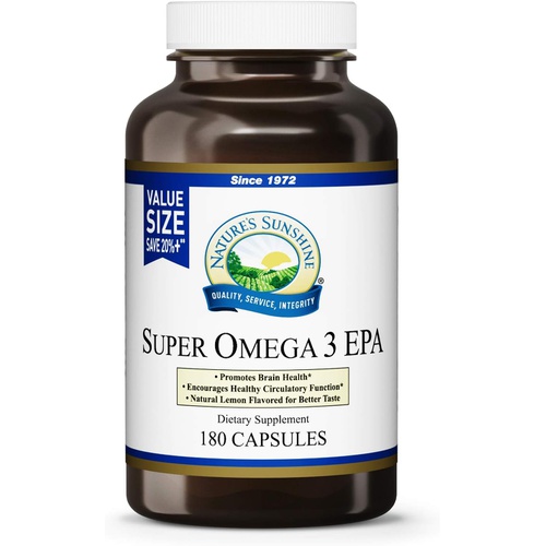  Natures Sunshine Super Omega-3 EPA 180 Softgels