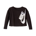 Nike Kids Metallic Logo Long Sleeve Graphic Top (Toddleru002FLittle Kids)