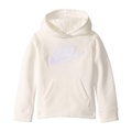 Nike Kids Sueded Fleece Iridescent Logo Pullover Hoodie (Toddleru002FLittle Kids)
