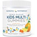 Nordic Naturals Zero Sugar Kids Multi Gummies, Orange Lemon - 120 Gummies - Great-Tasting Multivitamin for Ages 4+ - Supports Growth & Development - Non-GMO, Vegetarian - 30 Servin