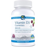 Nordic Naturals Pro Vitamin D3 Gummies, Wild Berry - 120 Gummies - 1000 IU Vitamin D3 - Great Taste - Healthy Bones, Mood & Immune System Function - Non-GMO - 120 Servings