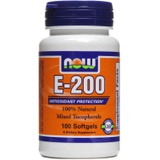 Now Foods Vitamin E-200 IU 100 Softgels (Pack of 2)