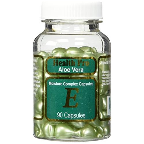  Nu-Health Aloe Vera & Vitamin E Skin Oil, 90 green Capsules