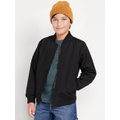 Oldnavy Zip-Front Embroidered Patch Bomber Jacket for Boys