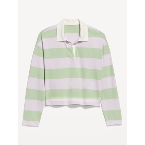 올드네이비 Oldnavy Rugby Stripe Crop Polo