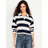 Oldnavy Rugby Stripe Crop Polo