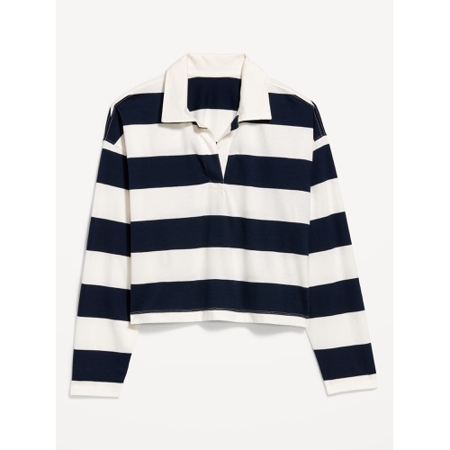 올드네이비 Oldnavy Rugby Stripe Crop Polo