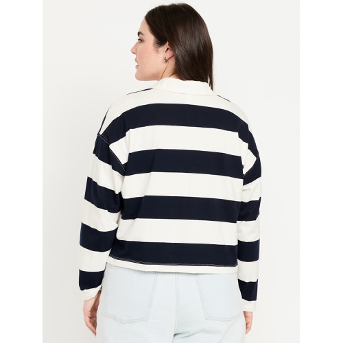 올드네이비 Oldnavy Rugby Stripe Crop Polo