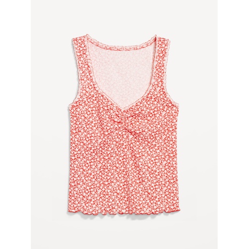 올드네이비 Oldnavy Ribbed Cinched-Front Tank Top