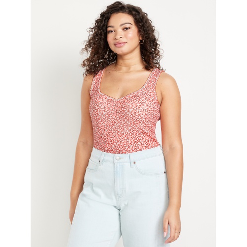 올드네이비 Oldnavy Ribbed Cinched-Front Tank Top