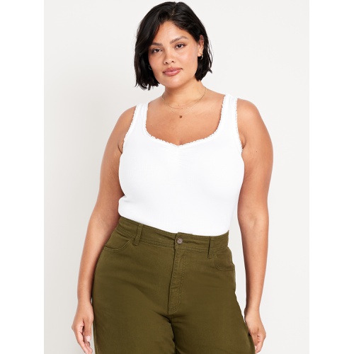 올드네이비 Oldnavy Ribbed Cinched-Front Tank Top