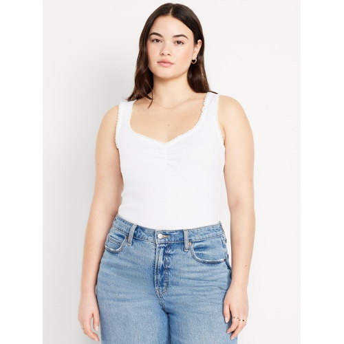 올드네이비 Oldnavy Ribbed Cinched-Front Tank Top