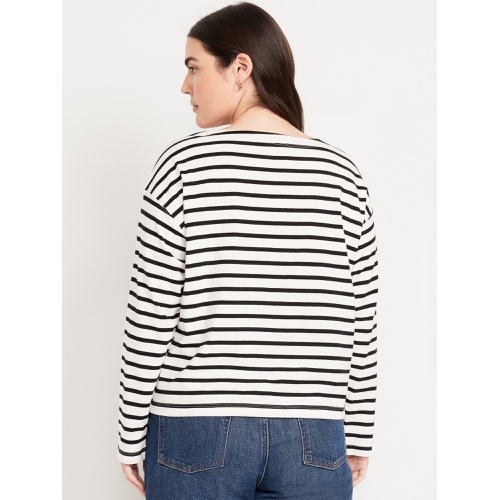 올드네이비 Oldnavy Long-Sleeve Mariner Loose T-Shirt