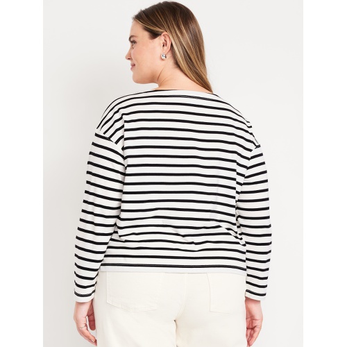 올드네이비 Oldnavy Long-Sleeve Mariner Loose T-Shirt