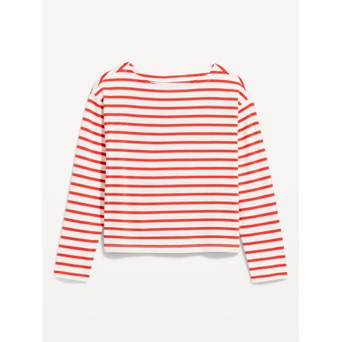 올드네이비 Oldnavy Long-Sleeve Mariner Loose T-Shirt