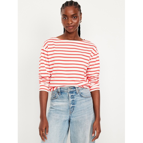 올드네이비 Oldnavy Long-Sleeve Mariner Loose T-Shirt