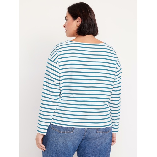 올드네이비 Oldnavy Long-Sleeve Mariner Loose T-Shirt